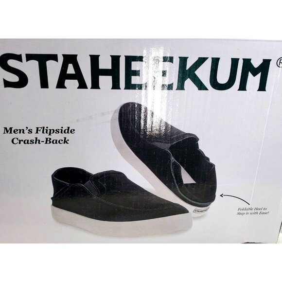 Staheekum 9.5 Sneakers Men Flipside Crash Back Suede Slip On Shoes Casual Loafer